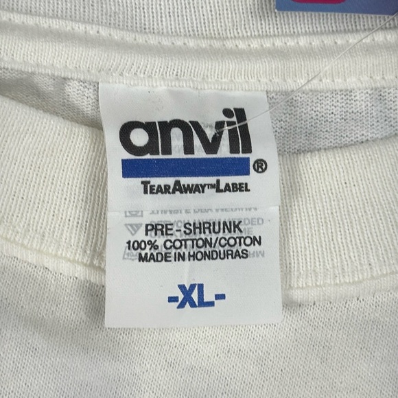 Anvil wood working show white tee NWT size XL - Picture 3 of 5